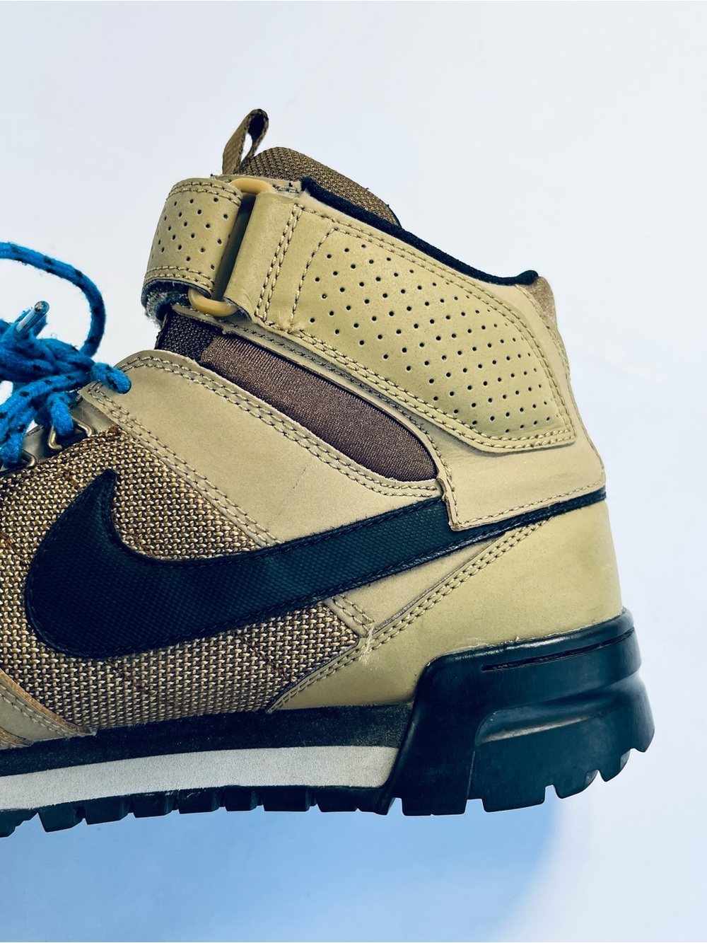 Nike Men’s Olive Green High-Top Trail Sneakers #535836-202 Men’s:10 - Picture 9 of 15